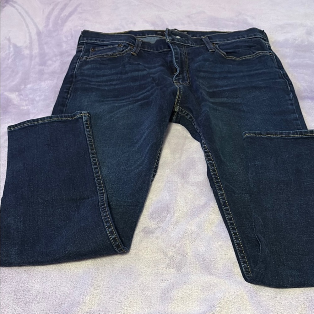 Hollister Blue Straight Jeans Classic Style